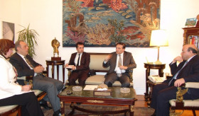 Ambassador Melkonian's meeting with the Egyptian Minister of Culture