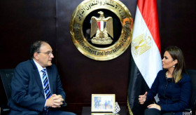 Դեսպան Մելքոնյանի և Եգիպտոսի Միջազգային համագործակցության և ներդրումների նախարար Սահար Նասրի հանդիպումը
