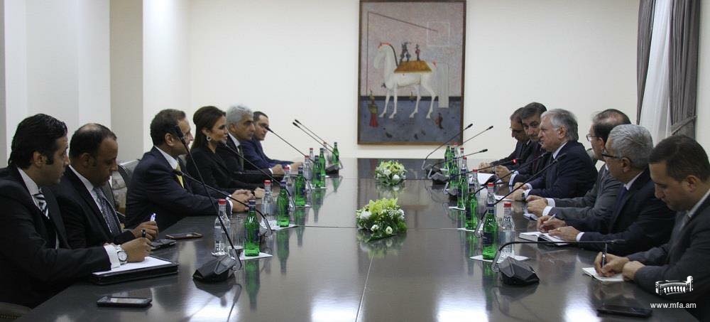 Foreign Minister of Armenia met with Minister of Investment and International Cooperation of Egypt