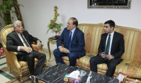The meeting of ambassador Melkonian with the  Governor of South Sinai