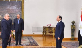 Ambassador Karen Grigorian presented his credentials to the President of the Arab Republic of Egypt Abdel Fattah Al Sisi